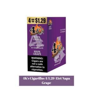 4K'S 15CT 4/$1.29 NAPA GRAPE